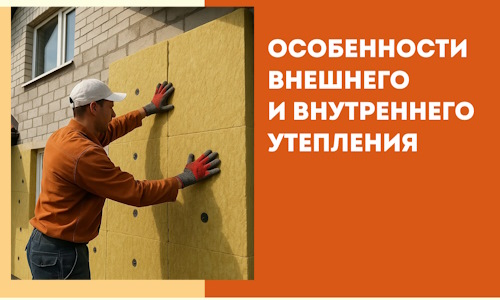 Какие особенности внешнего и внутреннего утепления в Кинели