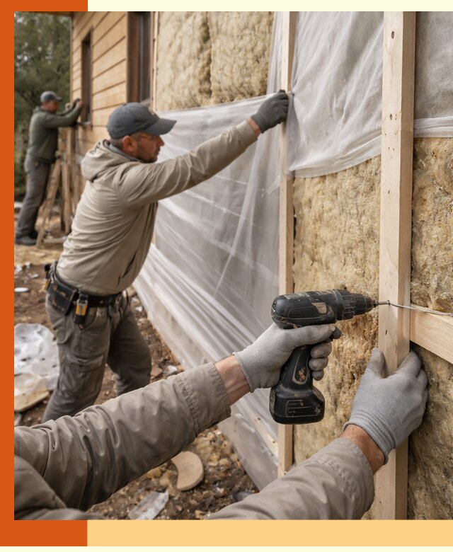 Утепление дома из бруса в Кинели качественно и долговечно