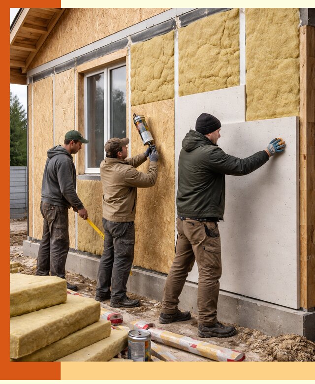 Профессиональное утепление дома из SIP-панелей в Кинели