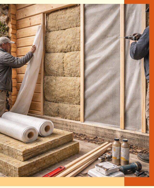 Утепление дома из минибруса в Кинели от 4585 руб/м2 — заказать профессионально | ТепломастерКнл