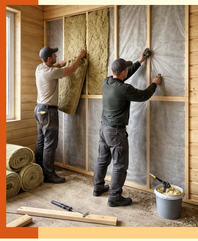 Утепление дома из минибруса в Кинели: комплексные теплоизоляционные работы