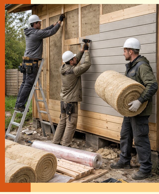 Утепление бани снаружи в Кинели профессионально и надежно