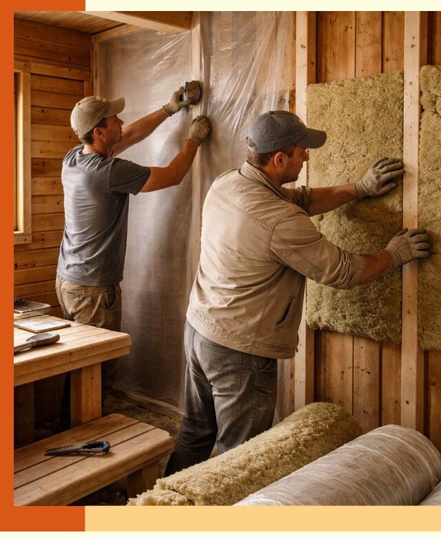 Утепление бани изнутри в Кинели качественно и недорого