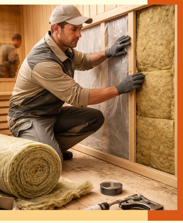 Утепление сауны изнутри в Кинели от 6622 руб. за м2 | ППУ, под ключ — ТепломастерКнл