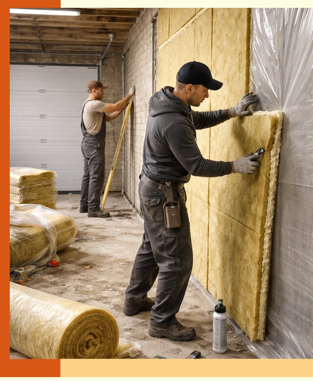 Утепление гаража под ключ в Кинели — все виды теплоизоляции