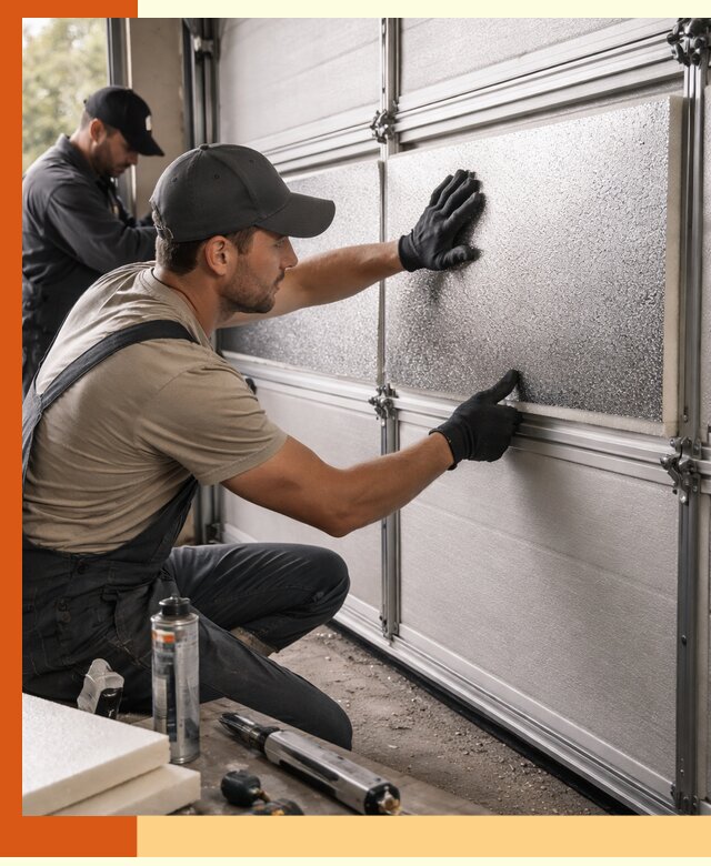 Утепление гаражных ворот в Кинели качественно и надежно