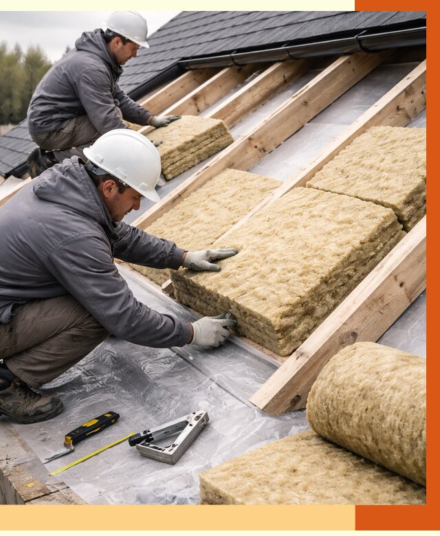 Утепление крыши в Кинели от 1885 руб./м2 — комплексное утепление кровли | ТепломастерКнл