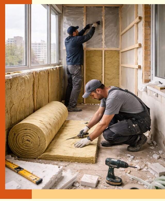 Утепление балкона под ключ в Кинели качественно и быстро