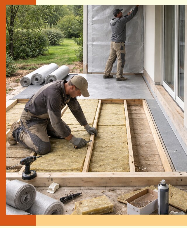 Утепление террасы в Кинели — тепло и защита круглогодично