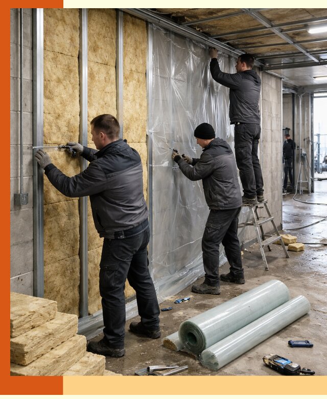 Профессиональное утепление автомойки в Кинели для любого типа помещений