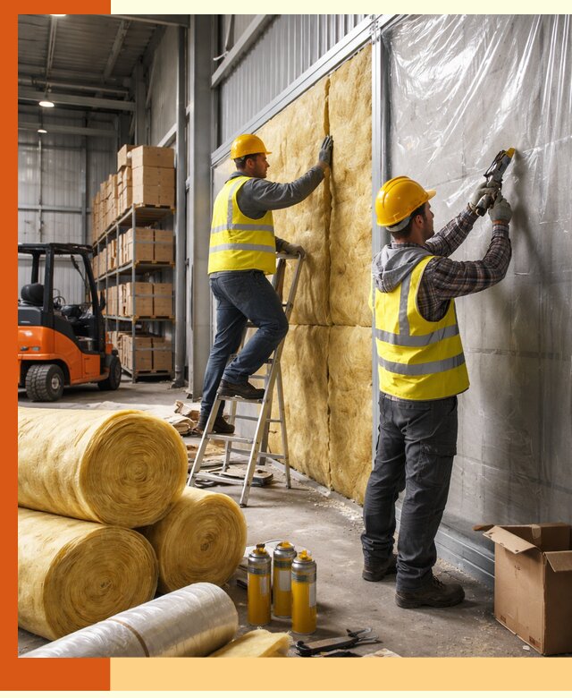 Утепление склада с техникой в Кинели под ключ