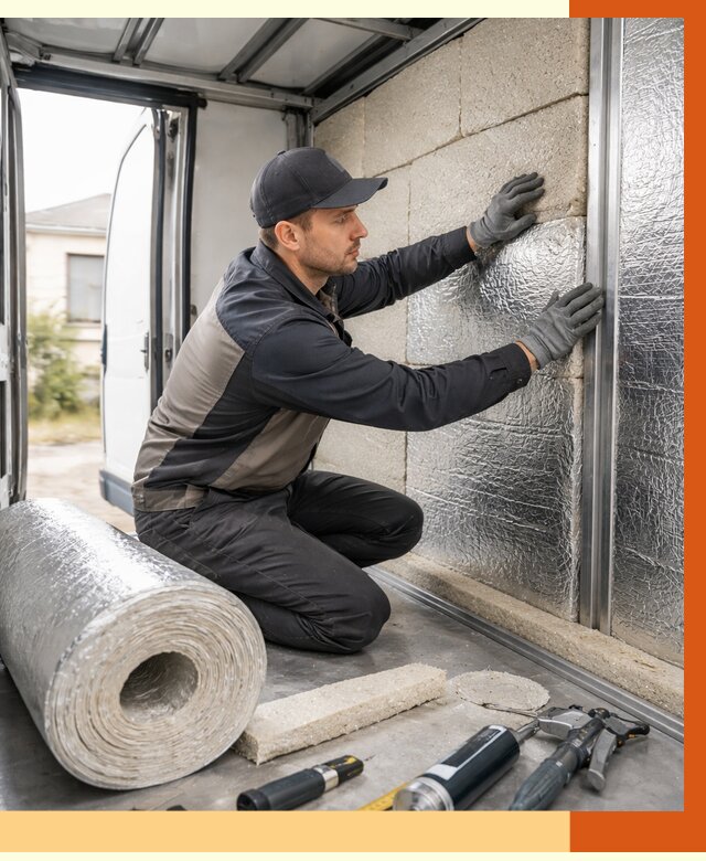 Утепление фургона рефрижератора в Кинели от 12735 руб./м² под ключ | ТепломастерКнл