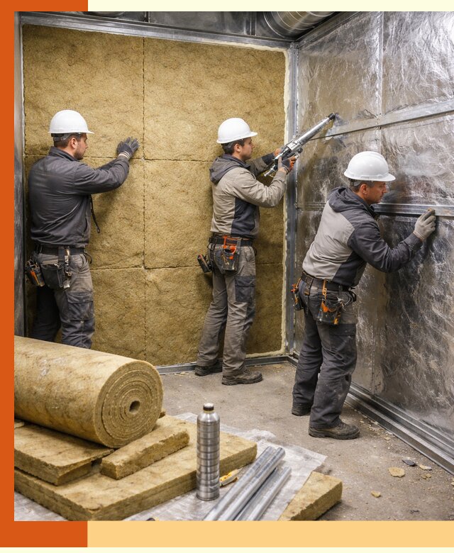 Утепление венткамеры в Кинели — качественная теплоизоляция и шумопоглощение