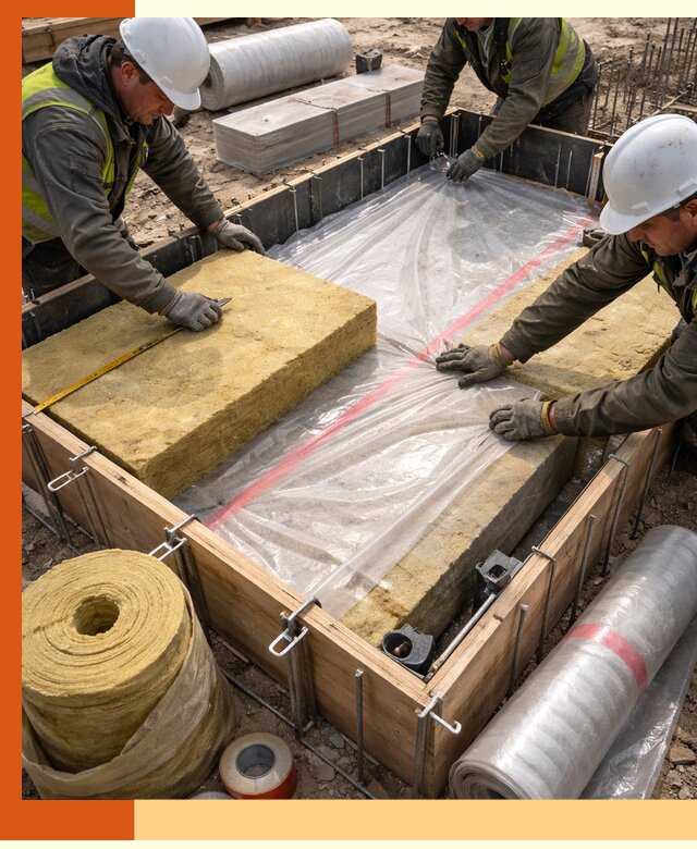 Теплоизоляция опалубки для строительства в Кинели