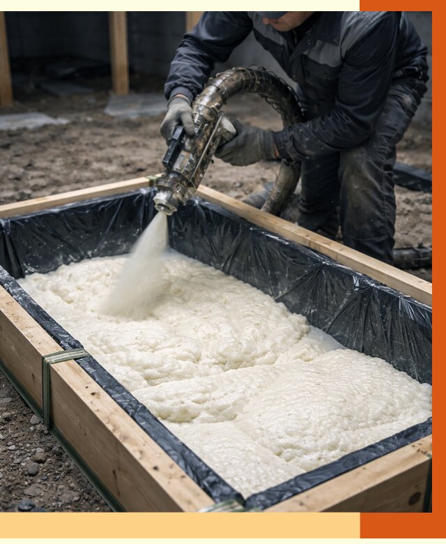 Заливка ППУ в формы в Кинели от 2547 руб. — утепление форм под ключ | ТепломастерКнл