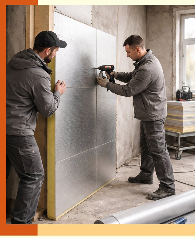 Утепление PIR панелями домов и зданий в Кинели