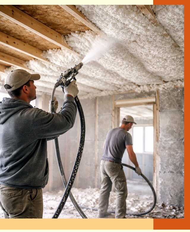 Утепление пеноизолом в Кинели от 1630 руб./м2 под ключ | ТепломастерКнл