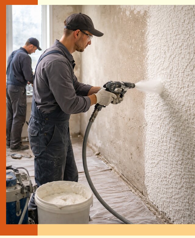 Утепление стен жидкой теплоизоляцией в Кинели для квартир и домов