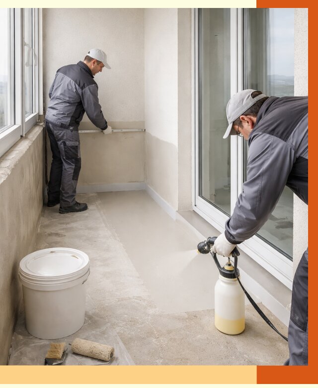 Утепление балкона жидкой теплоизоляцией в Кинели от 5858 руб./м2 | ТепломастерКнл