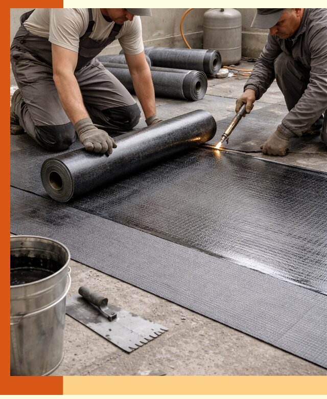 Монтаж гидроизоляционной мембраны в Кинели для зданий и конструкций